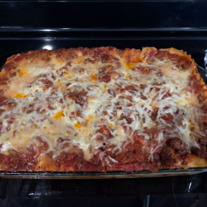 Homemade Lasagna in America
