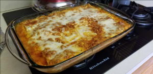 Preparing lasagna noodles for lasagna