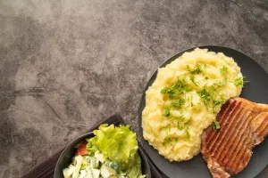 Roast Chicken with Whipped Potatoes