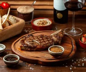 Grilled steak with Mexican flair 
