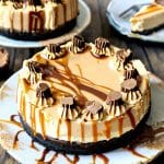 Easy Reese's Caramel Cheesecake