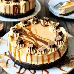 Easy Reese's Caramel Cheesecake