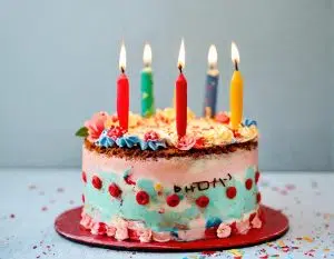 Cake for birthday party
