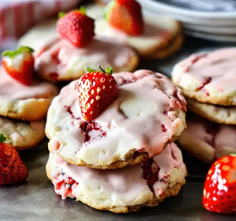 strawberry cheesecake cookies recipe
