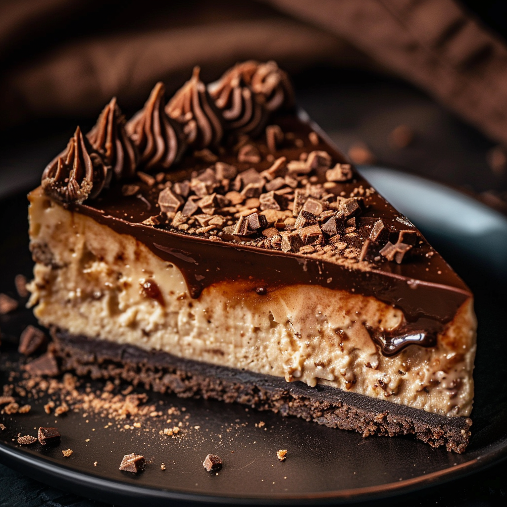 reeses caramel cheesecake