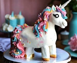 Unicorn-themed cake
