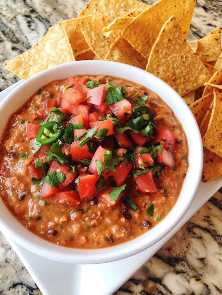 This simple, no-cook taco dip comes together quickly and is perfect for any occasion. With creamy layers of flavorful ingredients and a customizable base, this taco dip is sure to please any crowd!