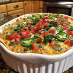 Taco dip recipe with creamy layers, fresh toppings, and bold flavors. Perfect for parties, quick to make, and easy to customize.