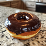 Chocolate-covered donuts, chocolate frosted donuts, chocolate icing donuts